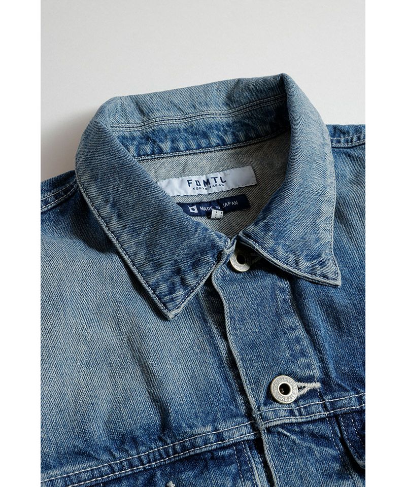 FDMTL(ファンダメンタル)】THIRD THIRD JACKET 3YR WASH デニム
