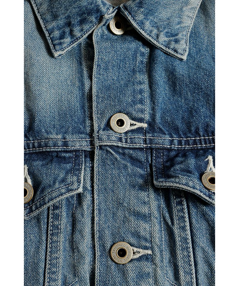 FDMTL(ファンダメンタル)】THIRD THIRD JACKET 3YR WASH デニム