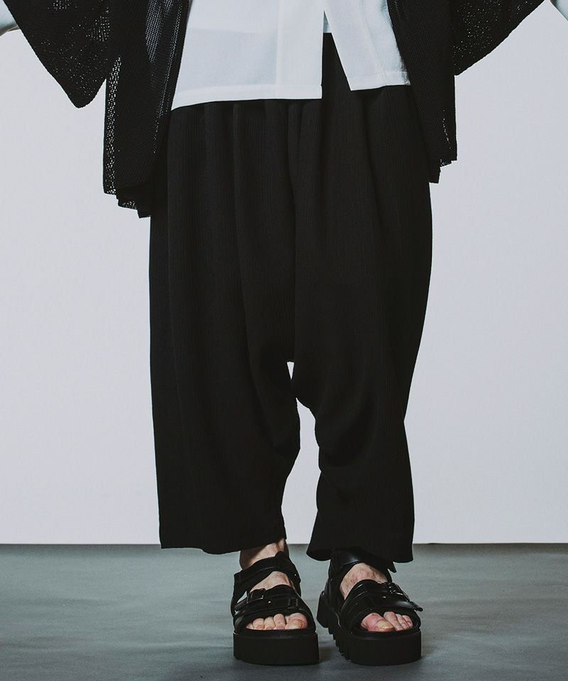 30%OFF【NO ID.(ノーアイディー)】ｼｭﾘﾝｸｻﾙｴﾙﾄﾗｳｻﾞｰｽﾞ パンツ(456006