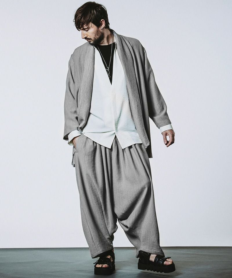 30%OFF【NO ID.(ノーアイディー)】ｼｭﾘﾝｸｻﾙｴﾙﾄﾗｳｻﾞｰｽﾞ パンツ(456006