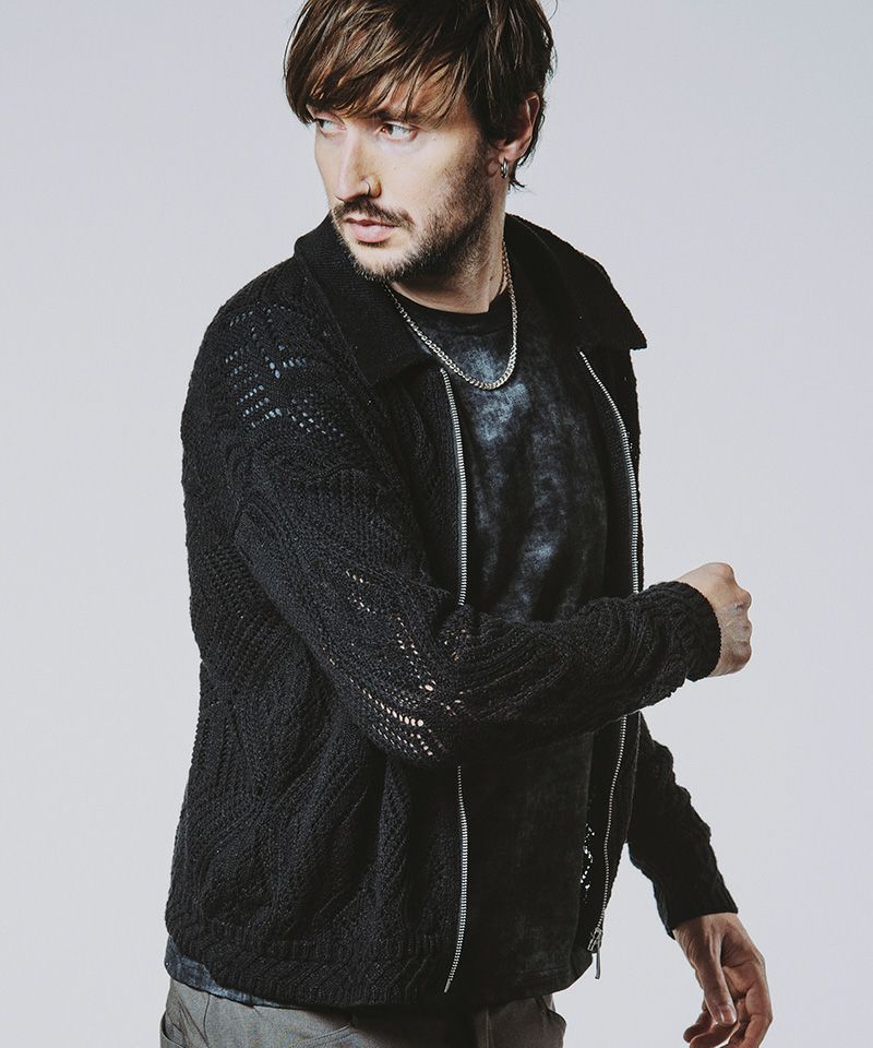 60%OFF【NO ID.(ノーアイディー)】ｼｱｰﾆｯﾄZIPｼｬﾂBLZ ブルゾン(856010
