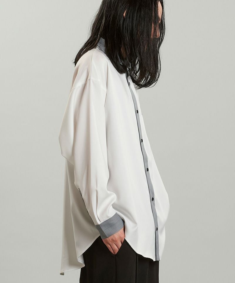 50%OFF【NO ID.(ノーアイディー)】ｸﾚﾘｯｸBIG-ZIP-SH シャツ(856006-208S