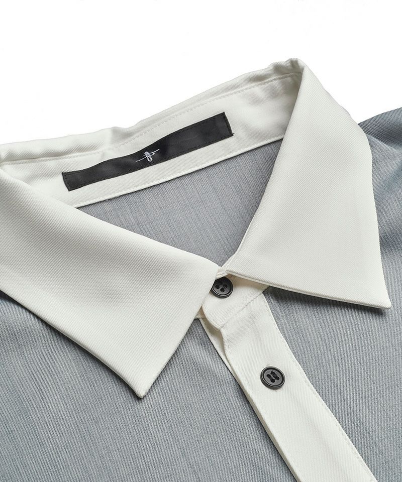 50%OFF【NO ID.(ノーアイディー)】ｸﾚﾘｯｸBIG-ZIP-SH シャツ(856006-208S