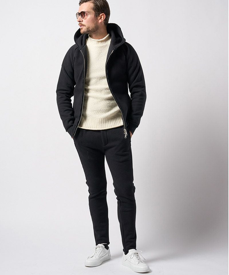 wjk super urake parka ジップアップ パーカー 黒 wjk パーカー 「LEON×B'2nd×wjk」super urake parker メンズ