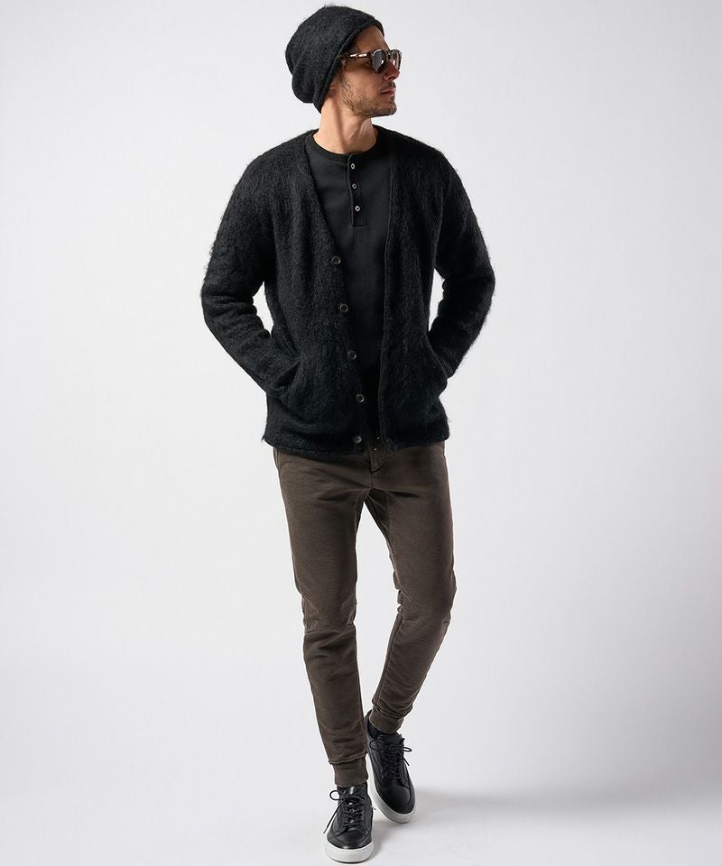 wjk】mohair shaggy knit cardigan ニットカーディガン(6881 wn06g