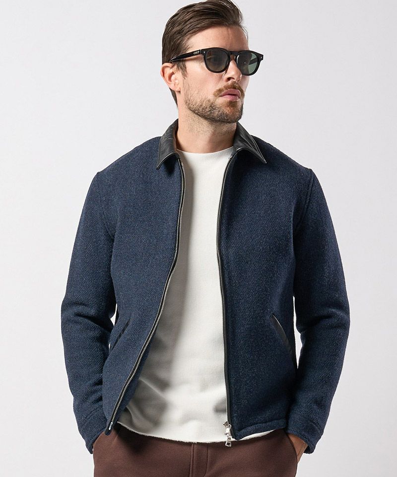 30%OFF【wjk】classical tweed zip blouson ジップブルゾン(2074 wo07g