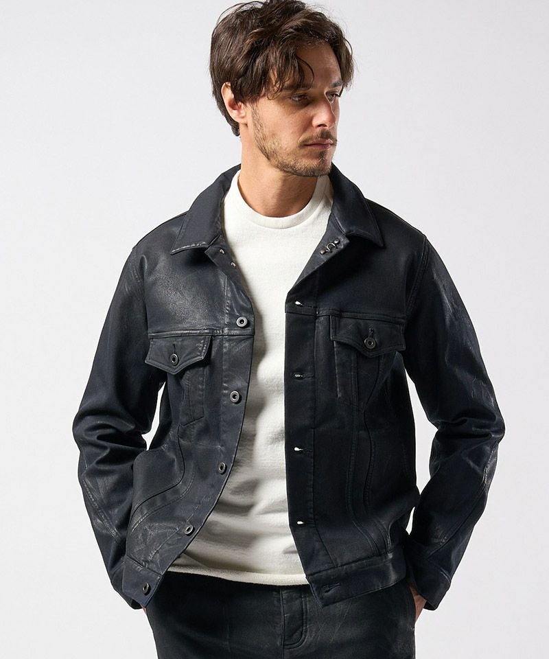 wjk】coating G-jacket トラッカージャケット(2073 pe39g) | CAMBIO