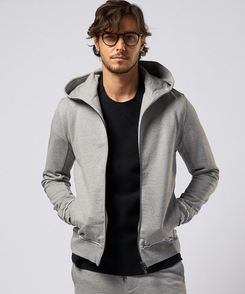 wjk】basic zip-up parka ジップアップパーカー(2060 cj61g) | CAMBIO