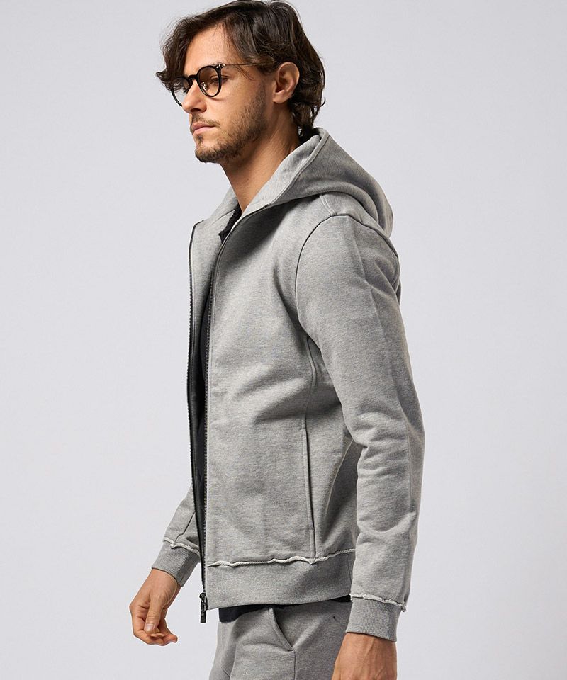 wjk】basic zip-up parka ジップアップパーカー(2060 cj61g) | CAMBIO