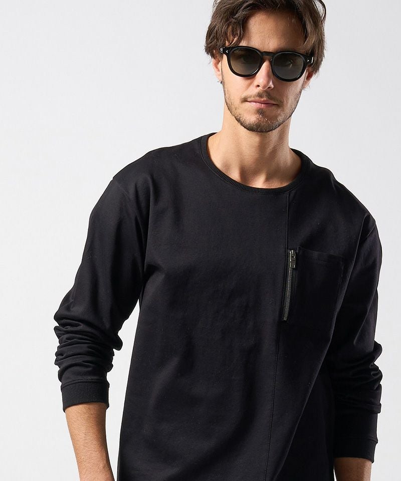 50%OFF【wjk】zip-pocket L-S ロンT(7218 cj70g) | CAMBIO カンビオ
