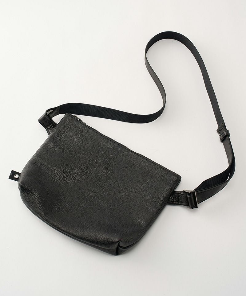 【専用ご予約品〜１時間/新品】レクタングル スモールセコンド 黒革 wjk】KOBE LEATHER sacoche レザーサコッシュ(808 KL01g) | CAMBIO