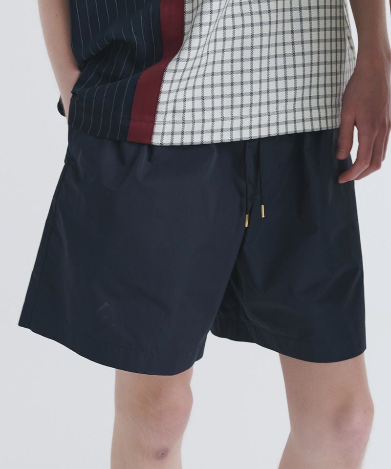 60%OFF【CULLNI(クルニ)】Faux Leather Nylon Belt Easy Short Pant
