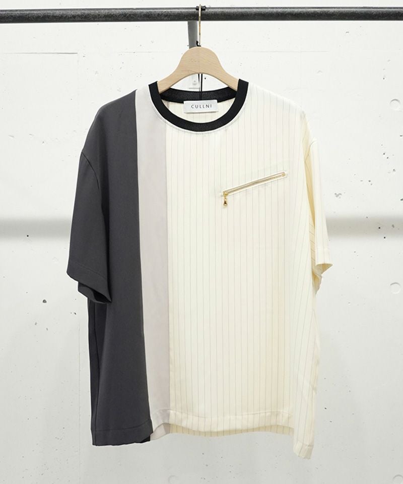 30%OFF【CULLNI(クルニ)】Double Satin Bi Color Pullover プル