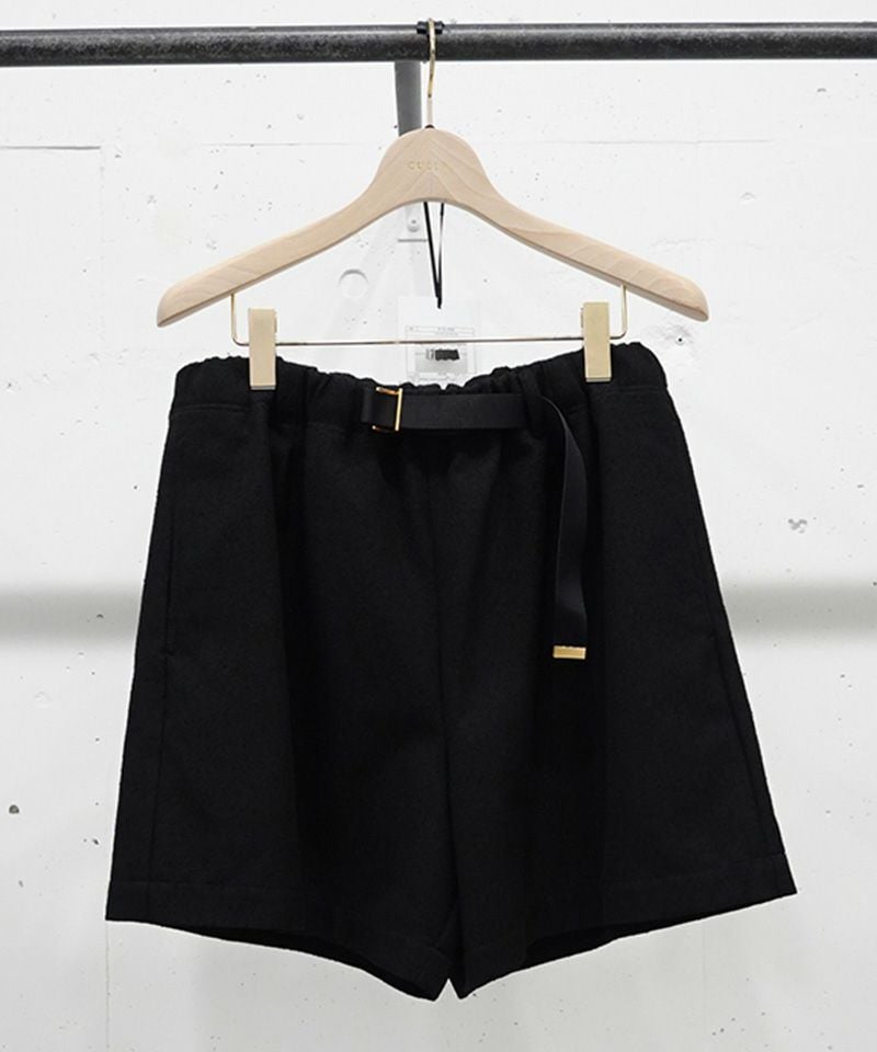 60%OFF【CULLNI(クルニ)】Tweed Belt Easy Short Pant ショートパンツ