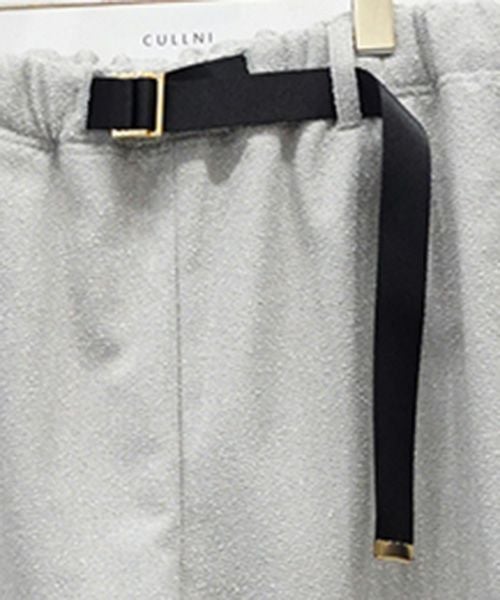 60%OFF【CULLNI(クルニ)】Tweed Belt Easy Short Pant ショートパンツ