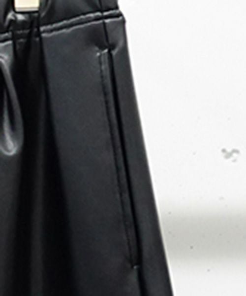 60%OFF【CULLNI(クルニ)】Faux Leather Nylon Belt Easy Short Pant