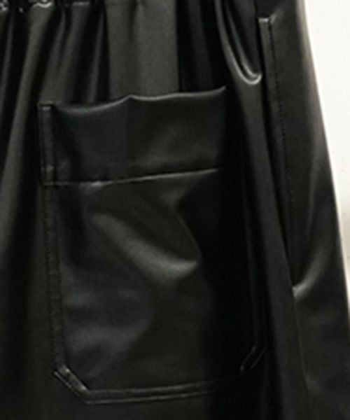60%OFF【CULLNI(クルニ)】Faux Leather Nylon Belt Easy Short Pant