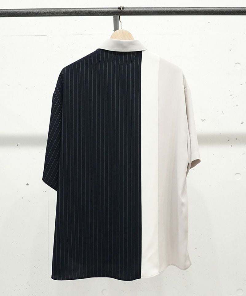 30%OFF【CULLNI(クルニ)】Double Satin Bi Color Short Sleeve Shirt