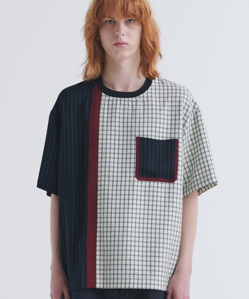 50%OFF【CULLNI(クルニ)】Check Bi Color Pullover プルオーバー(25-SS