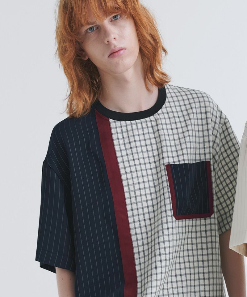 50%OFF【CULLNI(クルニ)】Check Bi Color Pullover プルオーバー(25-SS