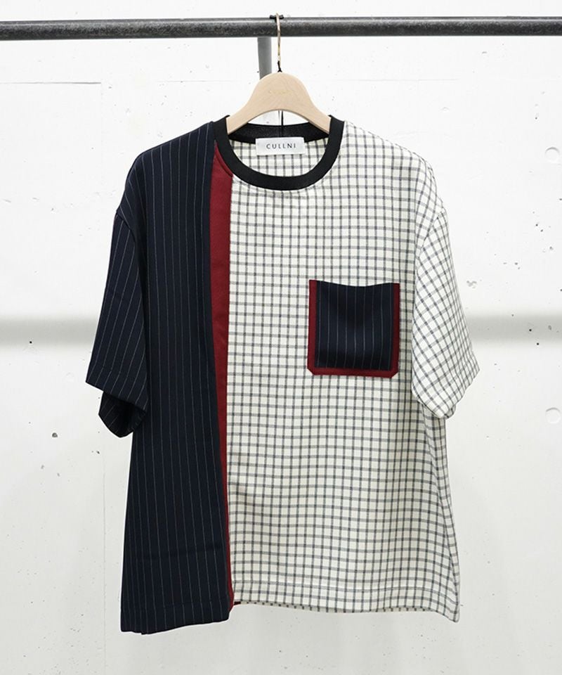 50%OFF【CULLNI(クルニ)】Check Bi Color Pullover プルオーバー(25-SS