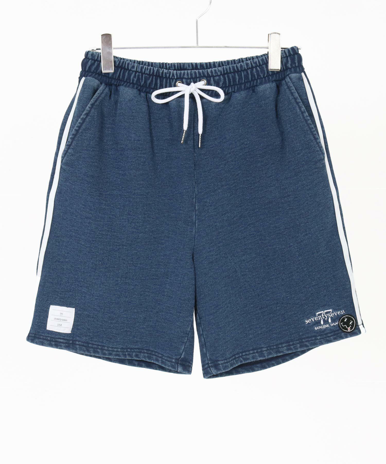30%OFF【seventy seven(セブンティセブン)】denim jersey short pants