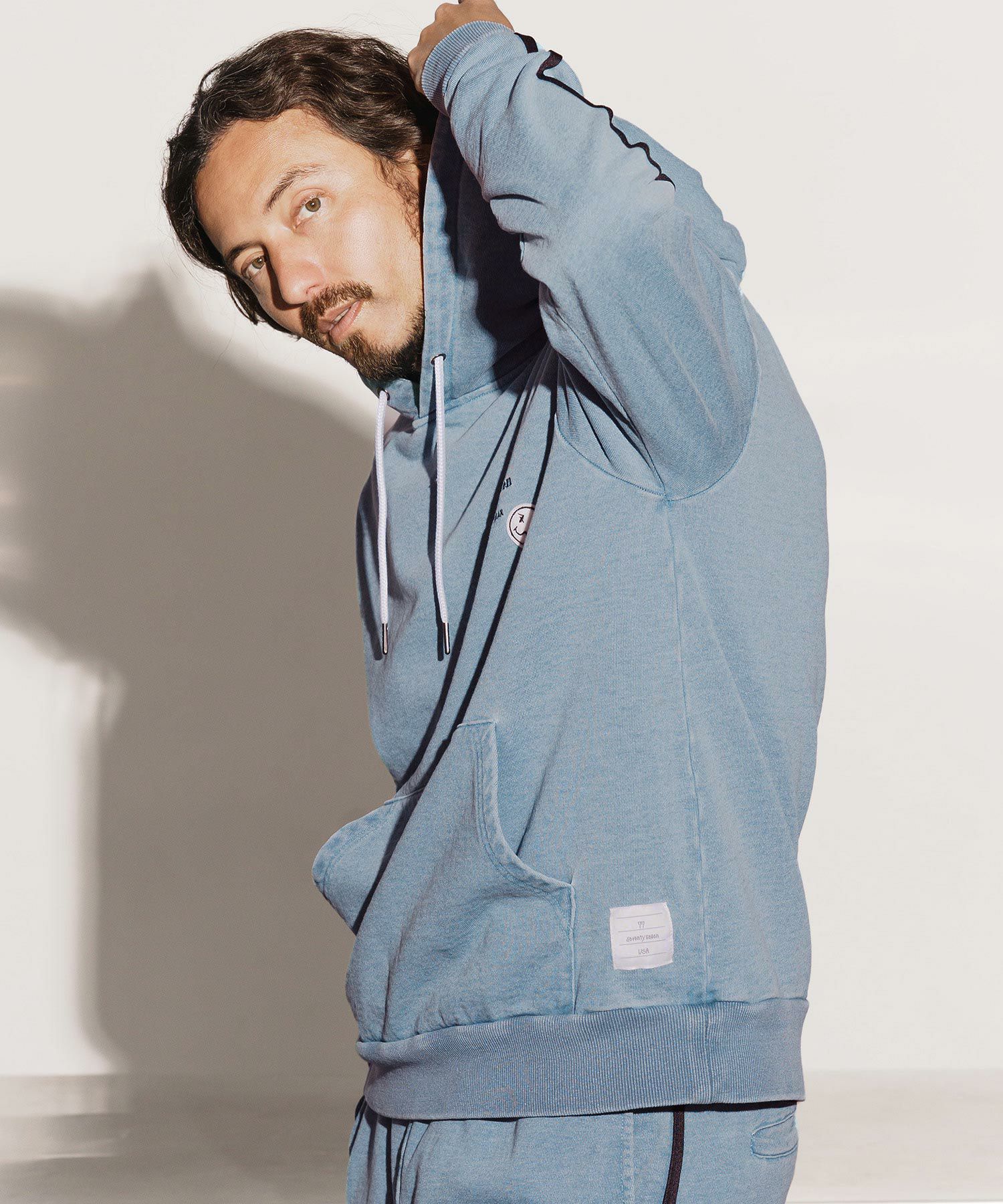 seventy seven(セブンティセブン)】denim jersey P-O parka ニット