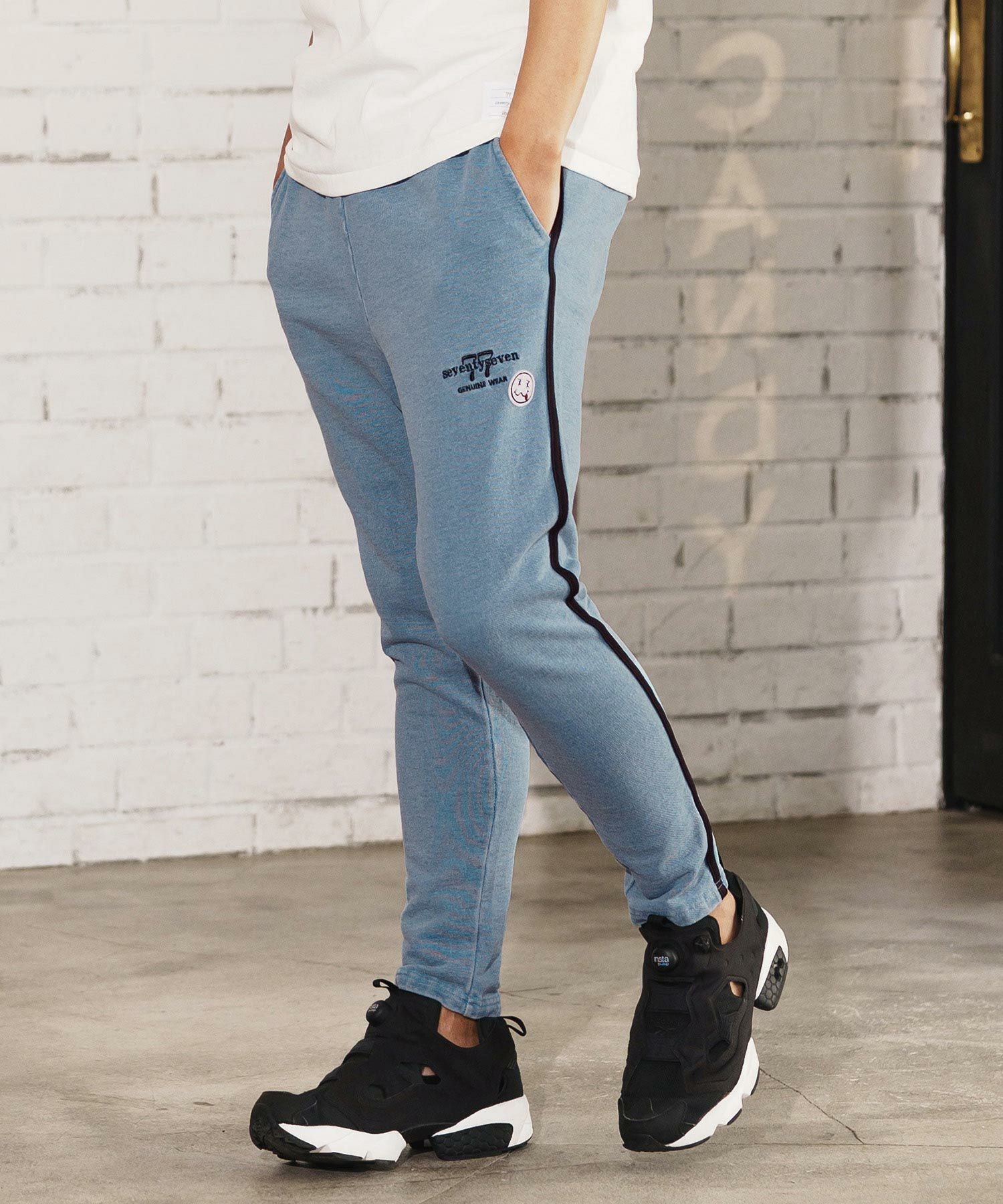 50%OFF【seventy seven(セブンティセブン)】denim jersey pants ニット