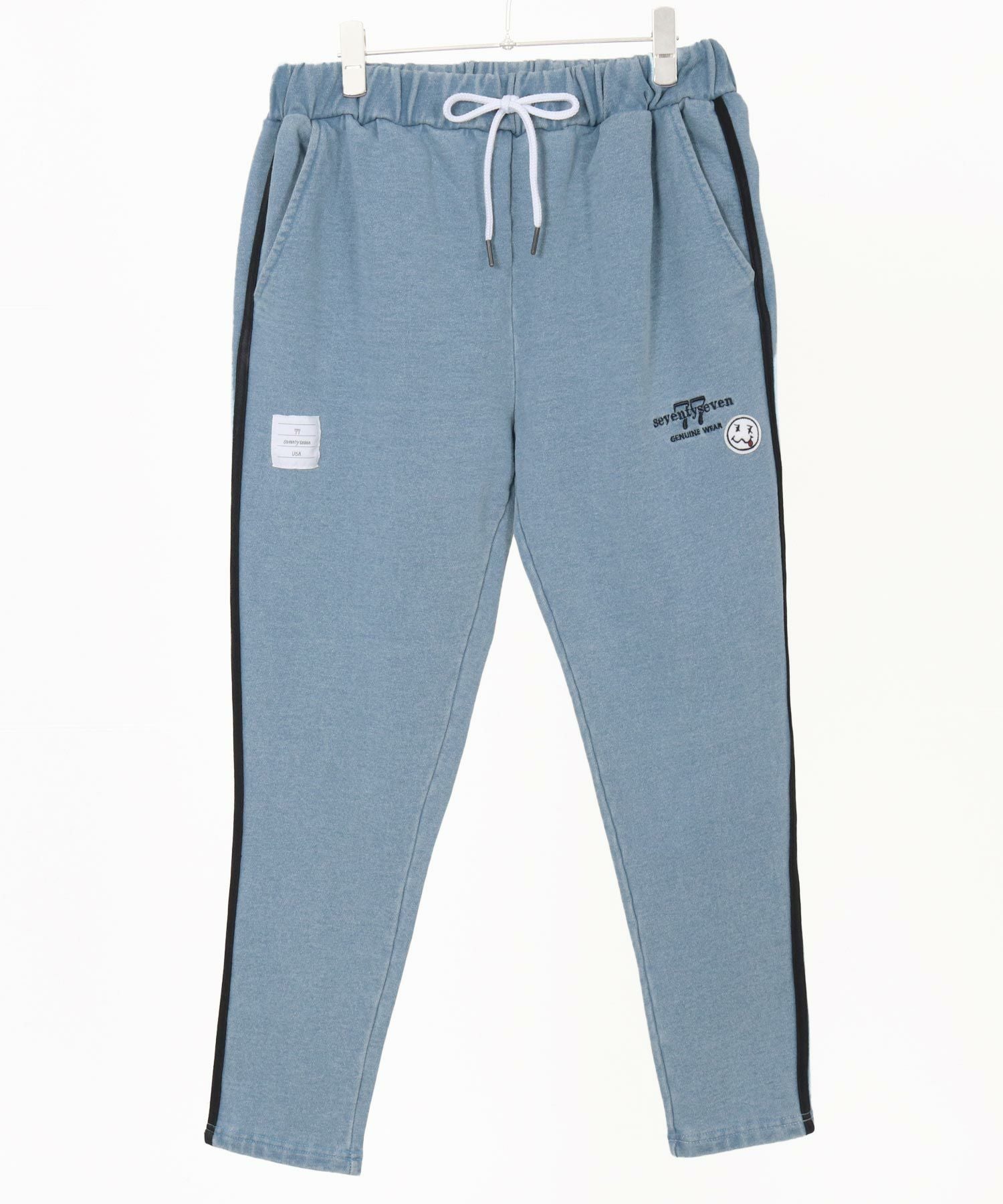 30%OFF【seventy seven(セブンティセブン)】denim jersey pants ニット