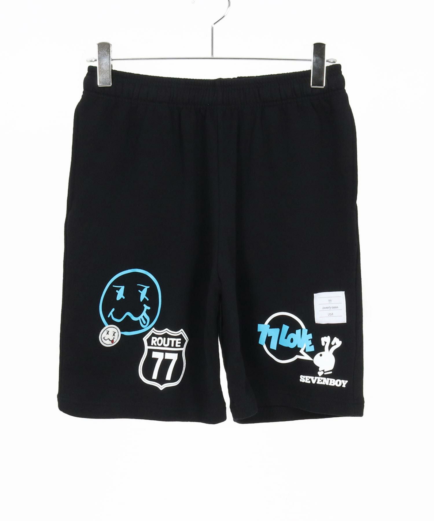 seventy seven(セブンティセブン)】middle onz sweat short pants