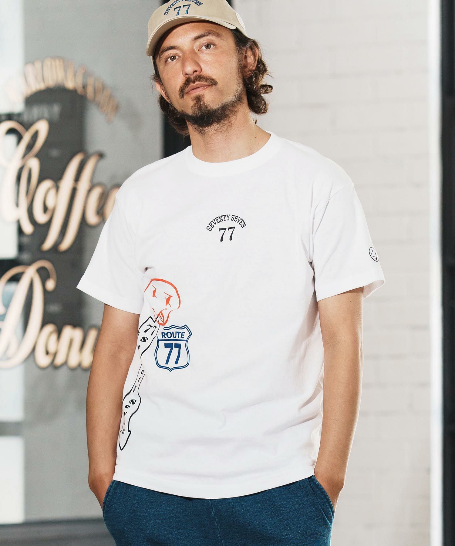 seventy seven(セブンティセブン)】middle onz S-S t-shirts (77mix) T