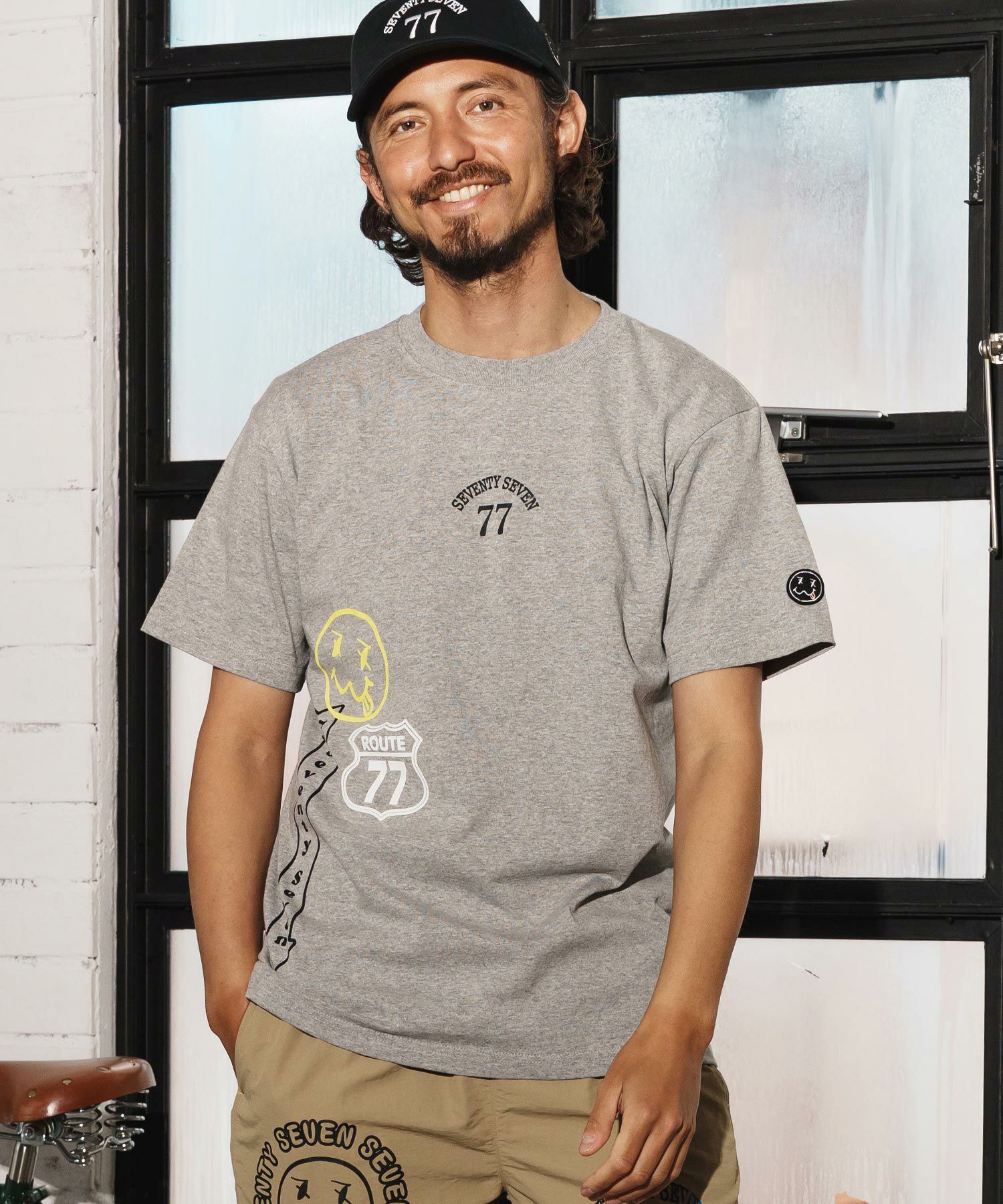 seventy seven(セブンティセブン)】middle onz S-S t-shirts (77mix) T