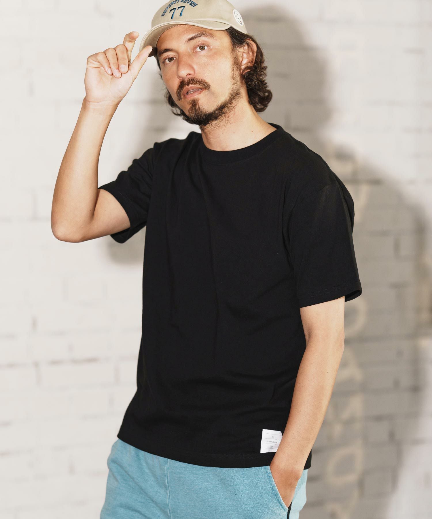 seventy seven(セブンティセブン)】middle onz S-S t-shirts (77label