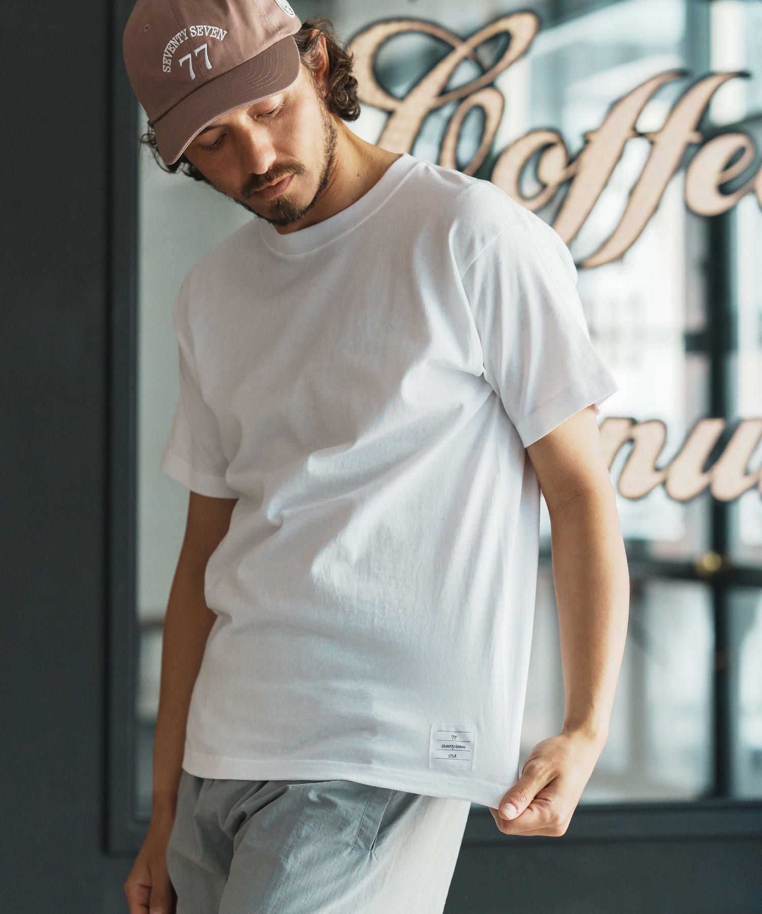 seventy seven(セブンティセブン)】middle onz S-S t-shirts (77label