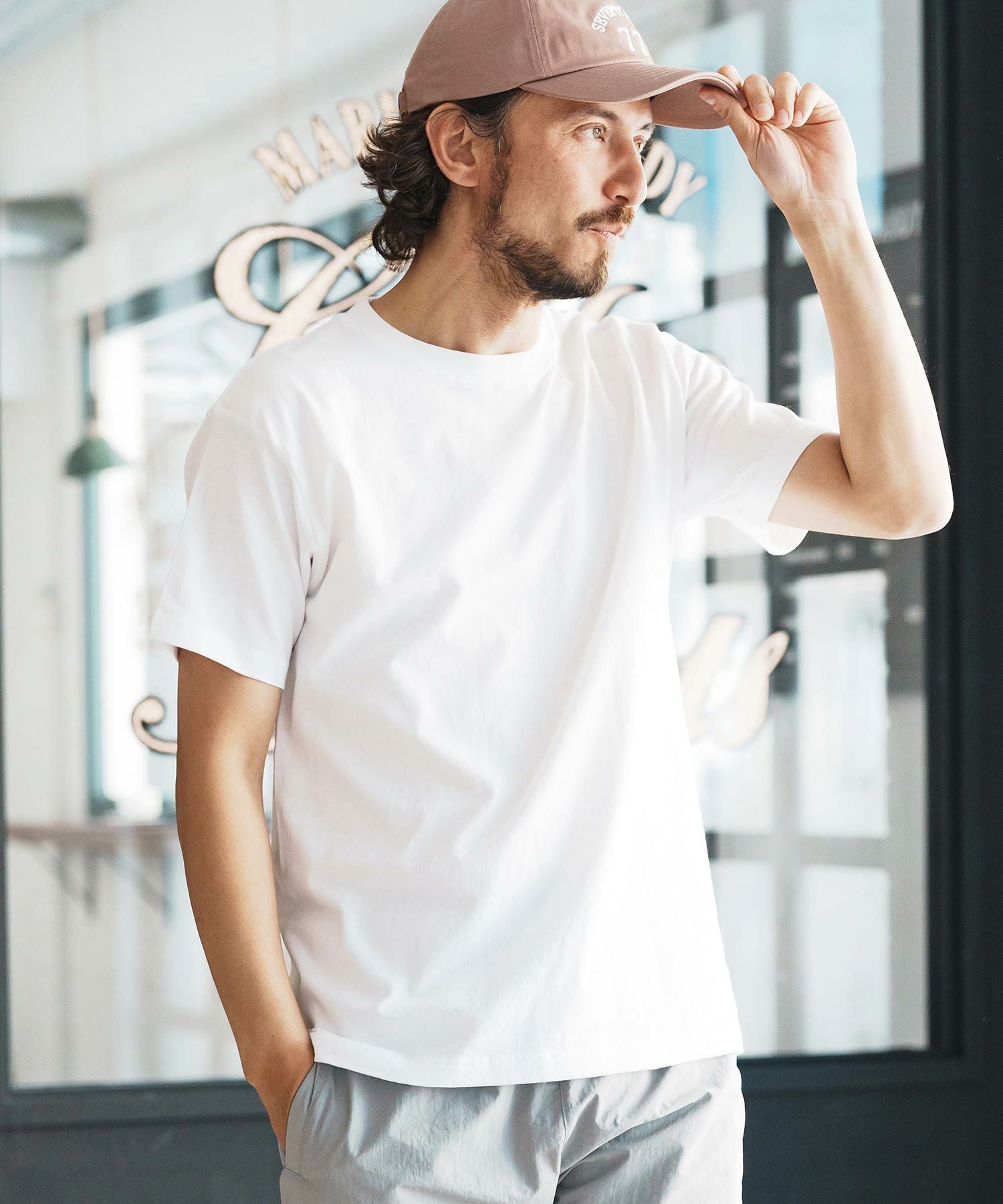 SEVEN'S Tシャツ XL ホワイト 30%OFF【seventy seven(セブンティセブン)】middle onz FB t-shirts