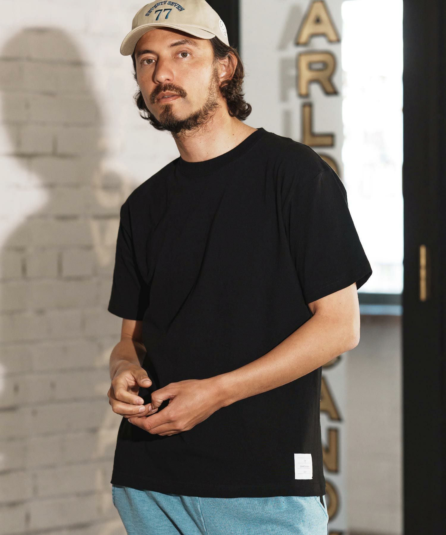 seventy seven(セブンティセブン)】middle onz S-S t-shirts (77label
