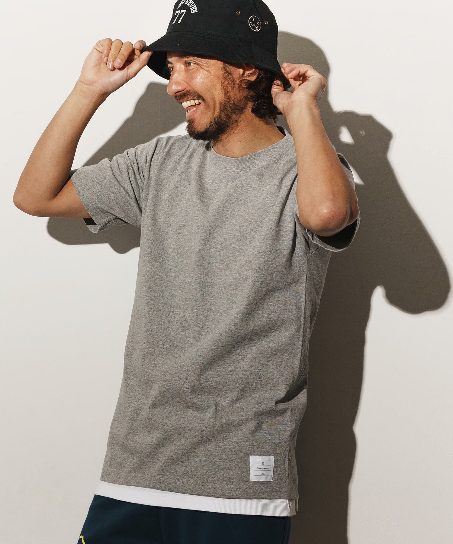 seventy seven(セブンティセブン)】middle onz S-S t-shirts (77label