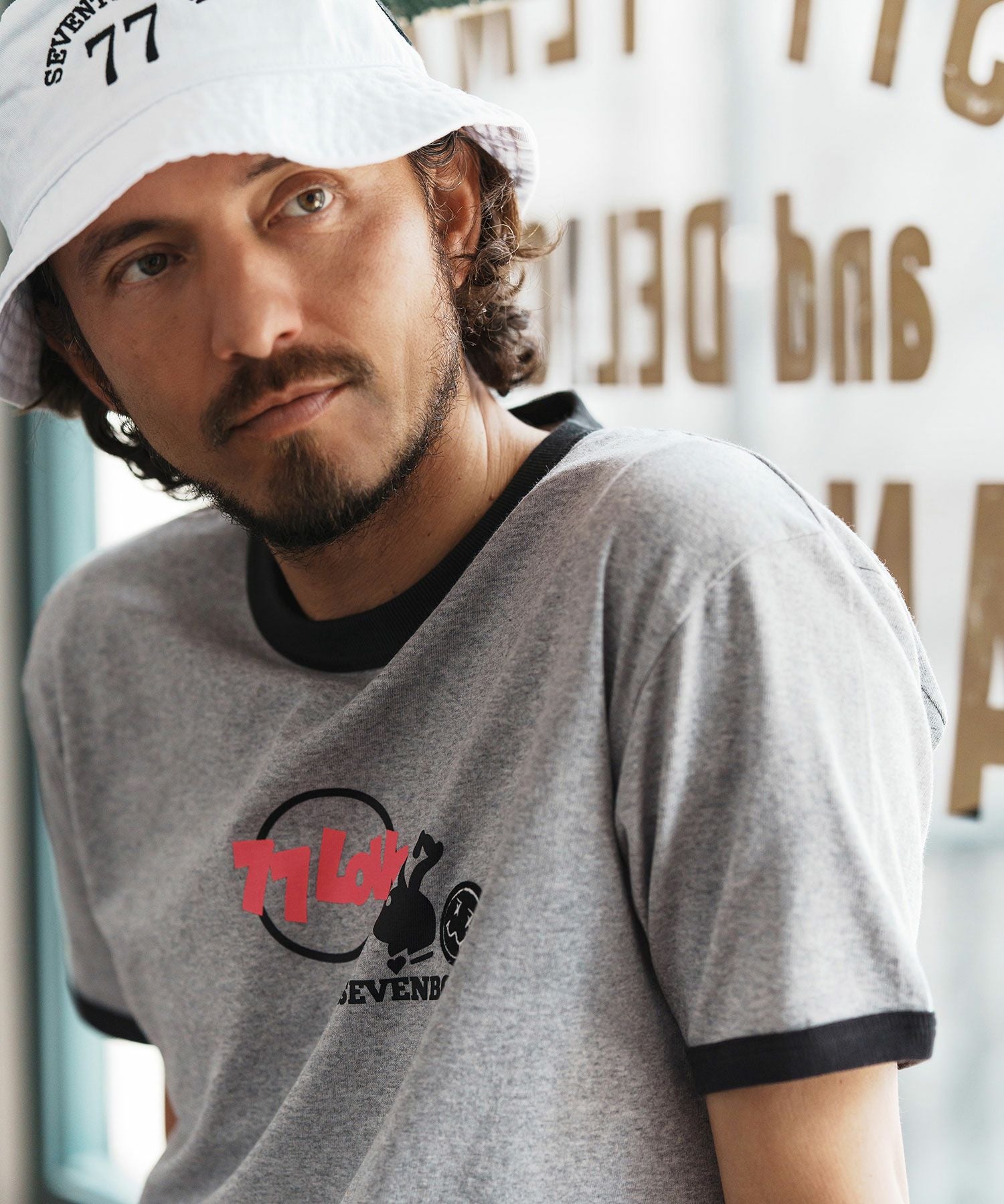 30%OFF【seventy seven(セブンティセブン)】middle onz S-S ringer t