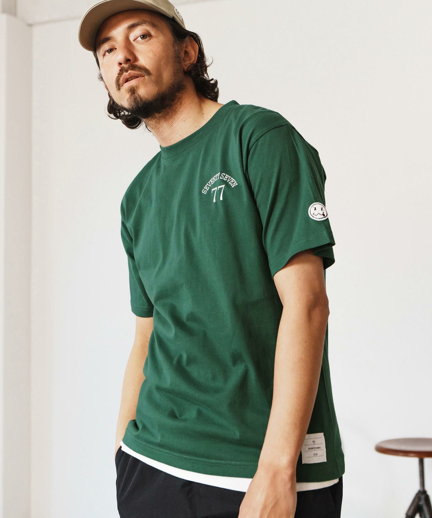 seventy seven(セブンティセブン)】middle onz L-S t-shirts (77arch