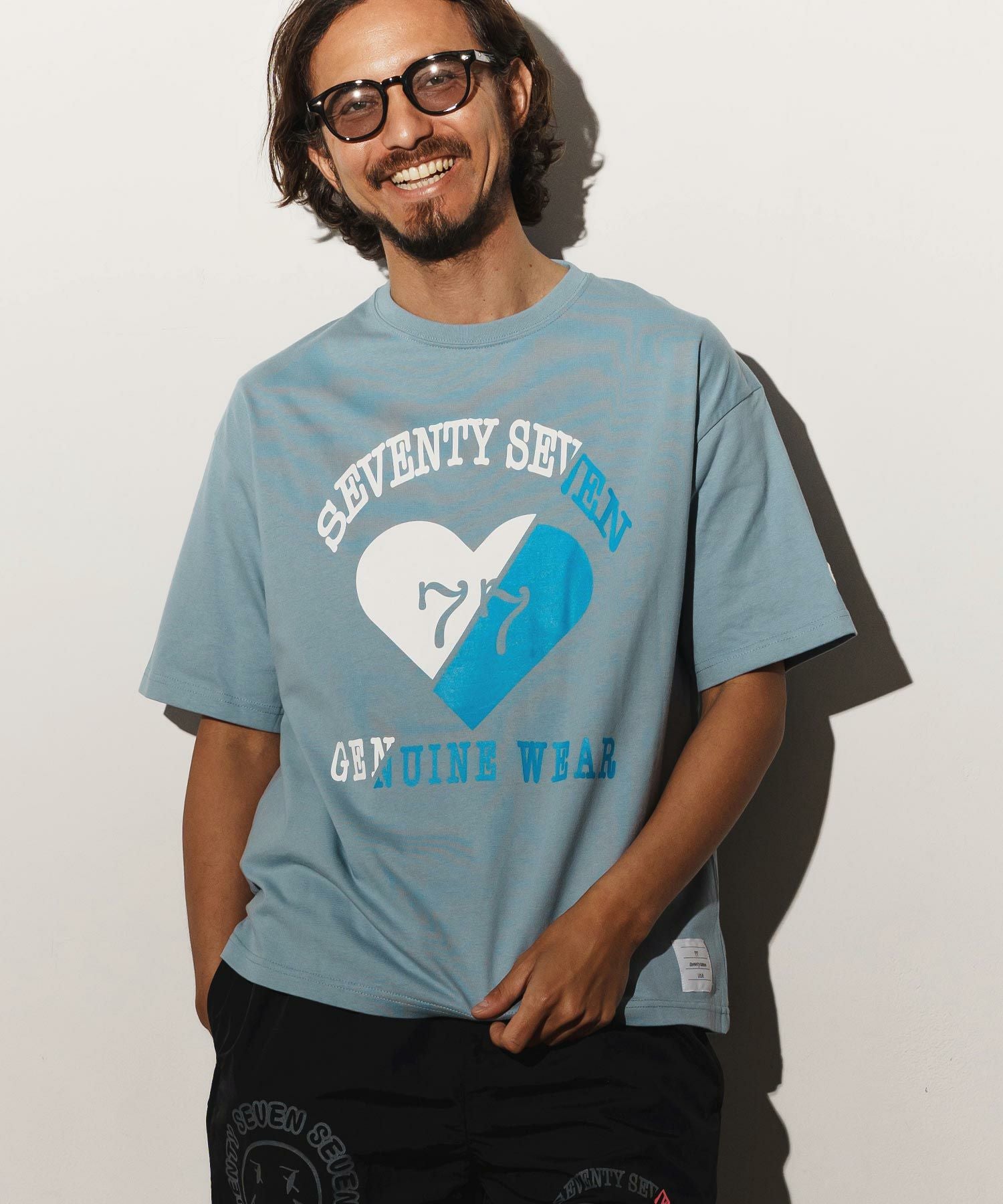 seventy seven(セブンティセブン)】middle onz over size S-S t-shirts