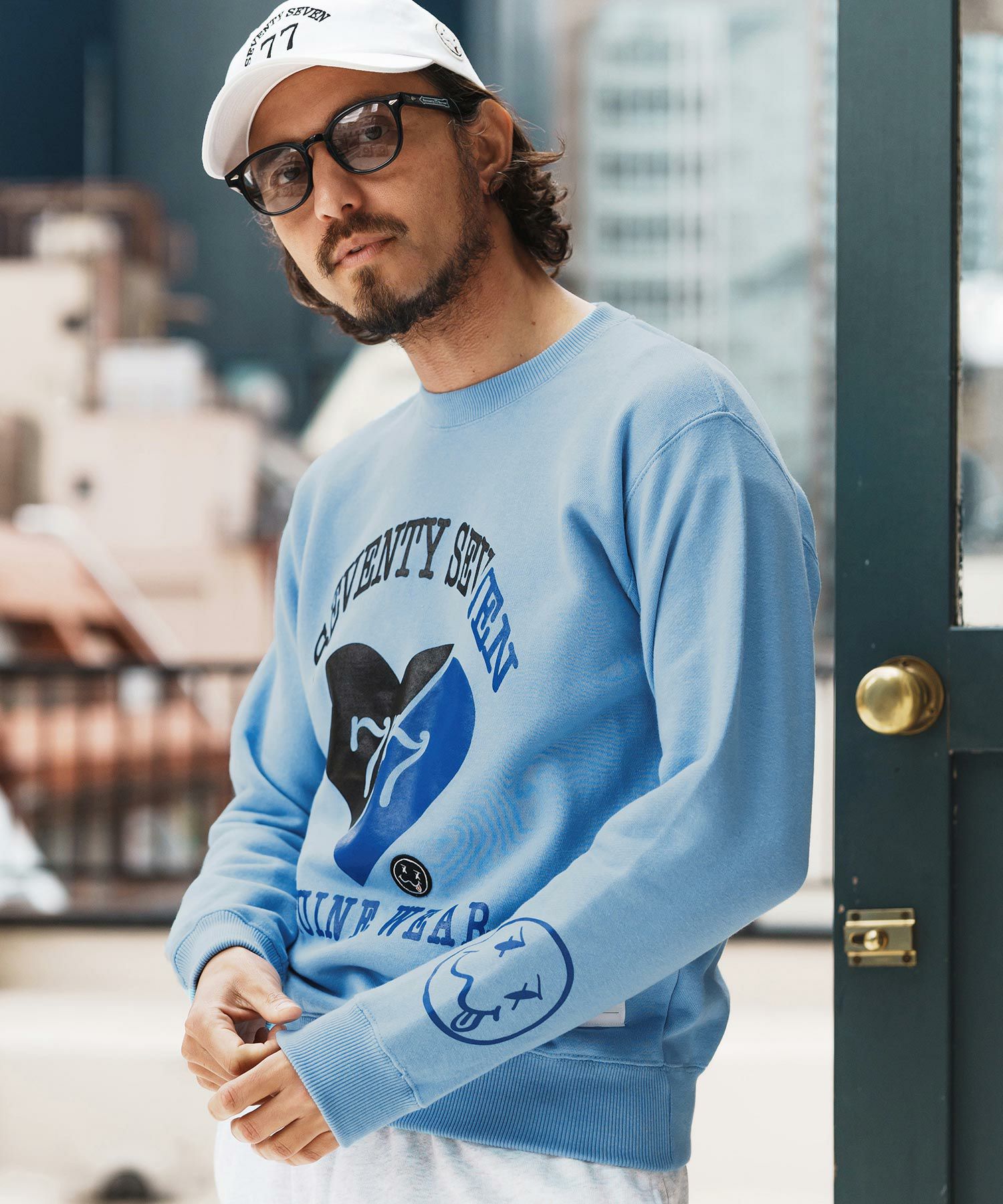 50%OFF【seventy seven(セブンティセブン)】middle onz sweat shirts