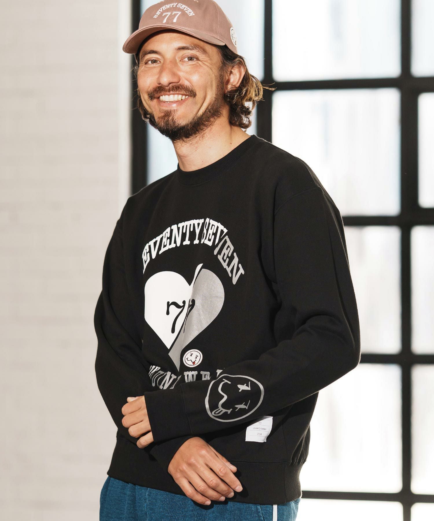 50%OFF【seventy seven(セブンティセブン)】middle onz sweat shirts