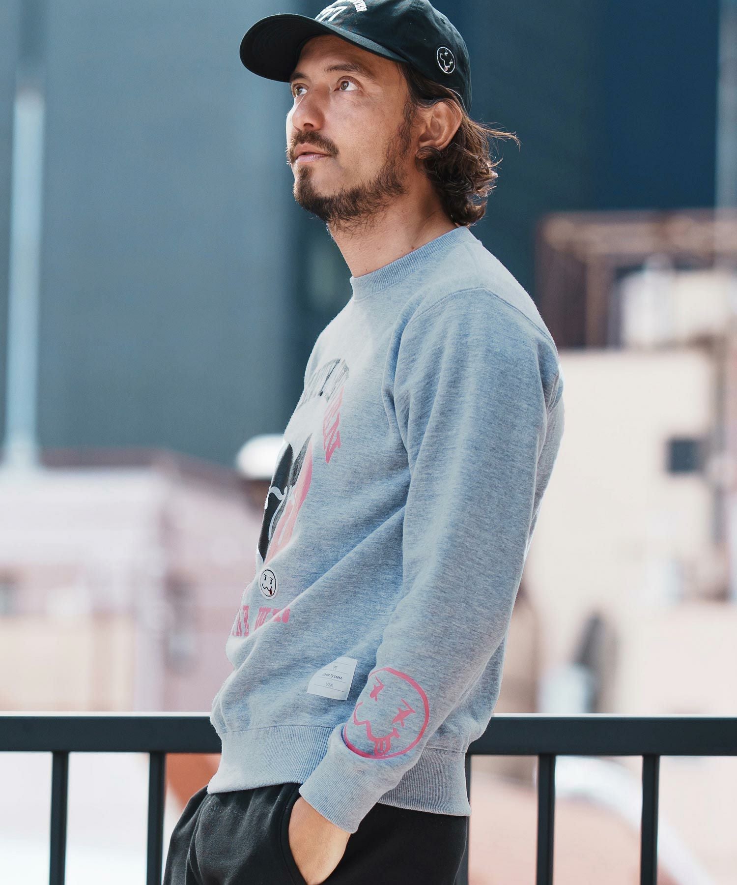 Seventh 26SS スウェット、ロンT seventy seven(セブンティセブン)】middle onz sweat shirts (heartGW