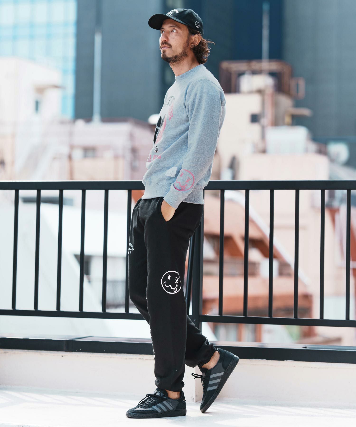 On Sweat 上下 (M) seventy seven(セブンティセブン)】middle onz sweat shirts (heartGW