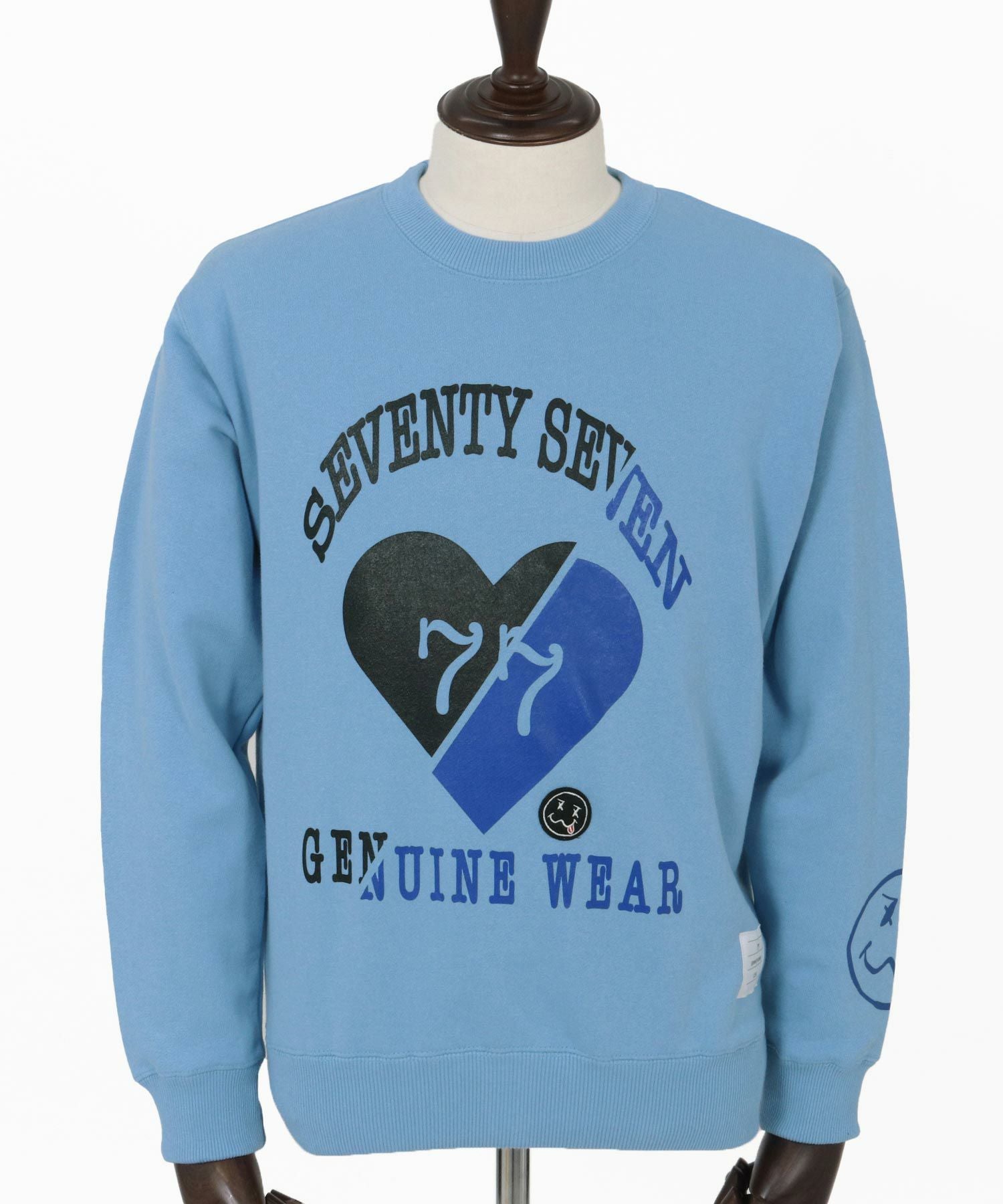 50%OFF【seventy seven(セブンティセブン)】middle onz sweat shirts