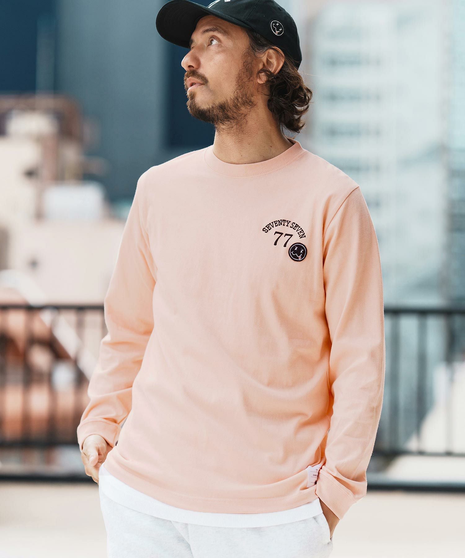 30%OFF【seventy seven(セブンティセブン)】middle onz L-S t-shirts