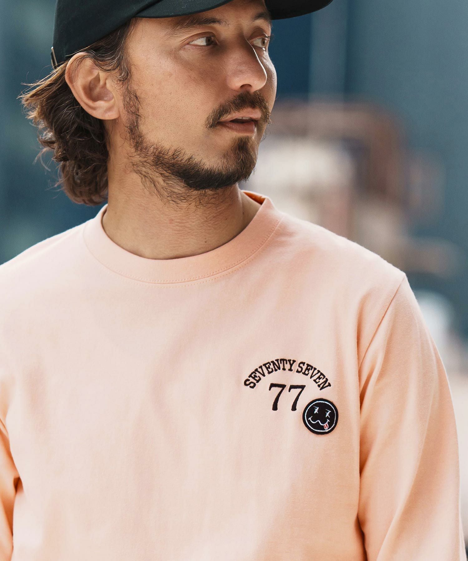 seventy seven(セブンティセブン)】middle onz L-S t-shirts (77arch