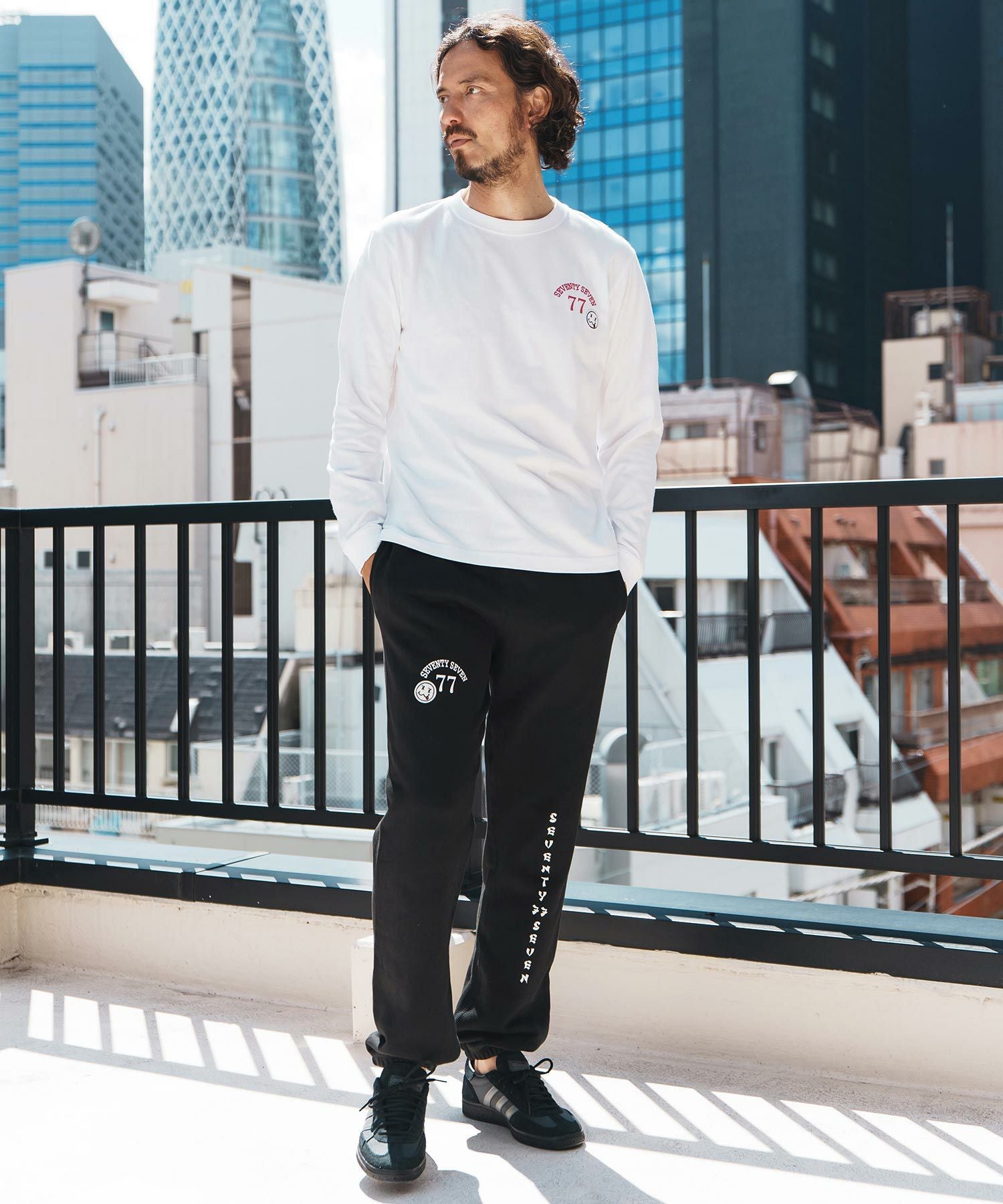 30%OFF【seventy seven(セブンティセブン)】middle onz L-S t-shirts