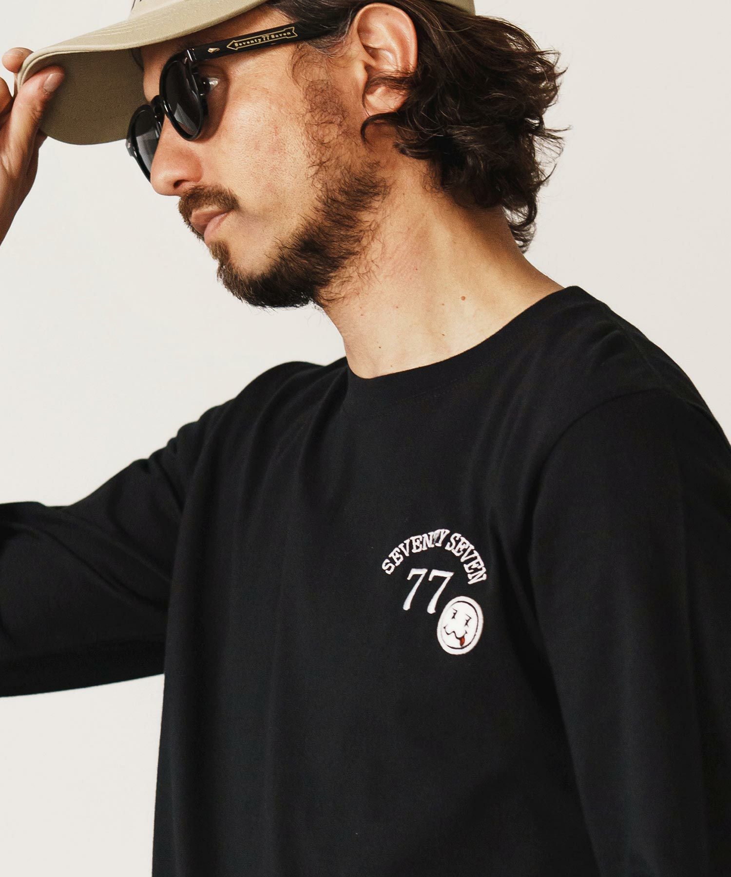 30%OFF【seventy seven(セブンティセブン)】middle onz L-S t-shirts