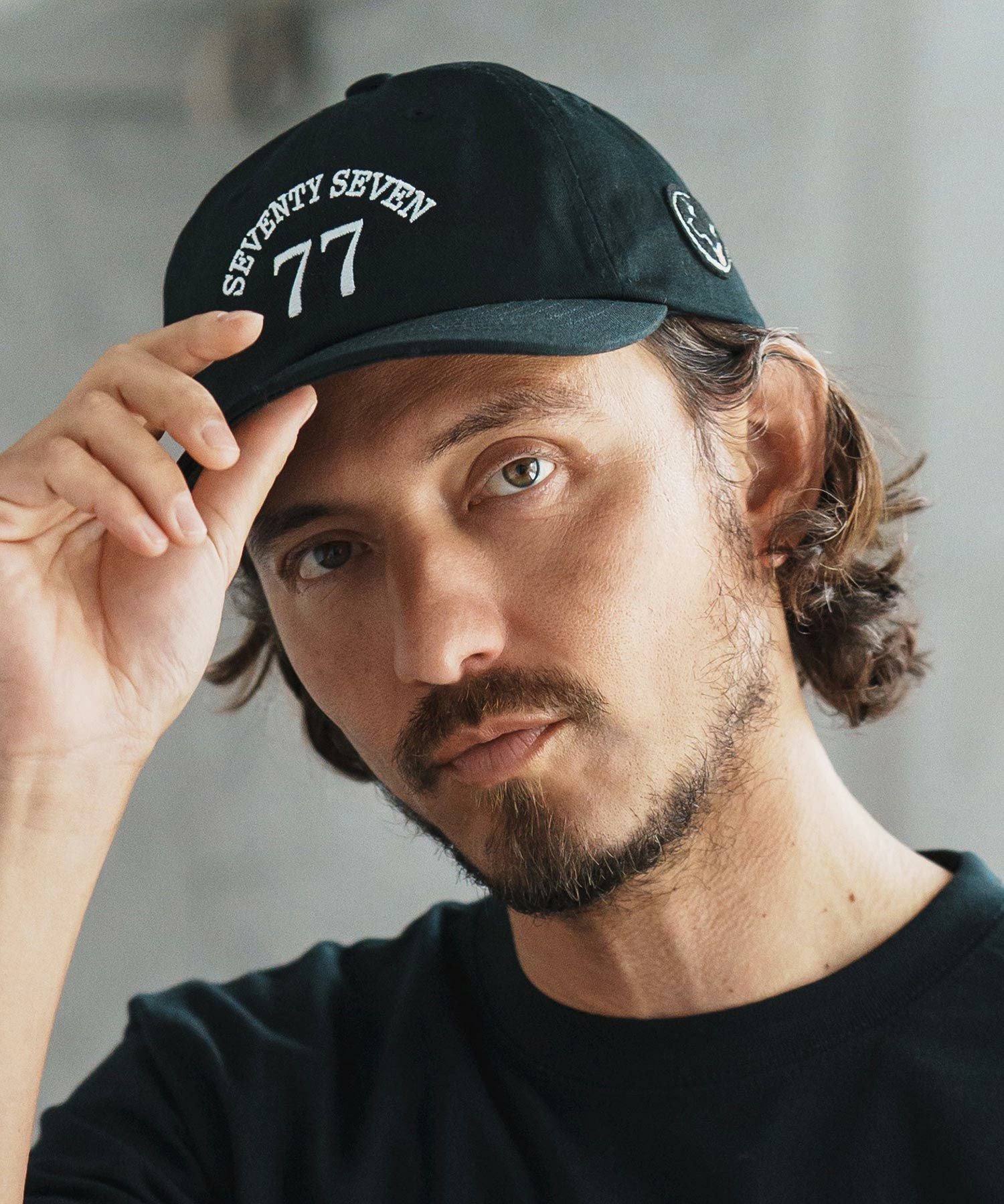 seventy seven(セブンティセブン)】embroidery 6 panel cap (77arch